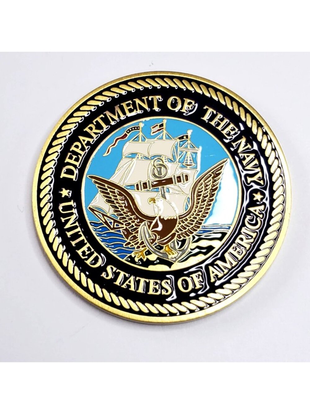 United States Navy Challenge Coin POW MIA You Are Not Forgotten Design